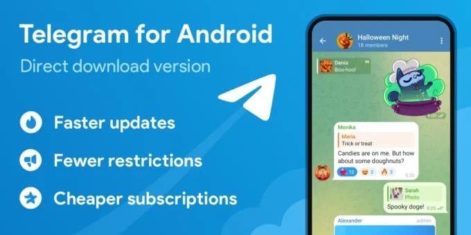 تنزيل تليجرام Apk للاندرويد Telegram مهكر 2024 أخر إصدار